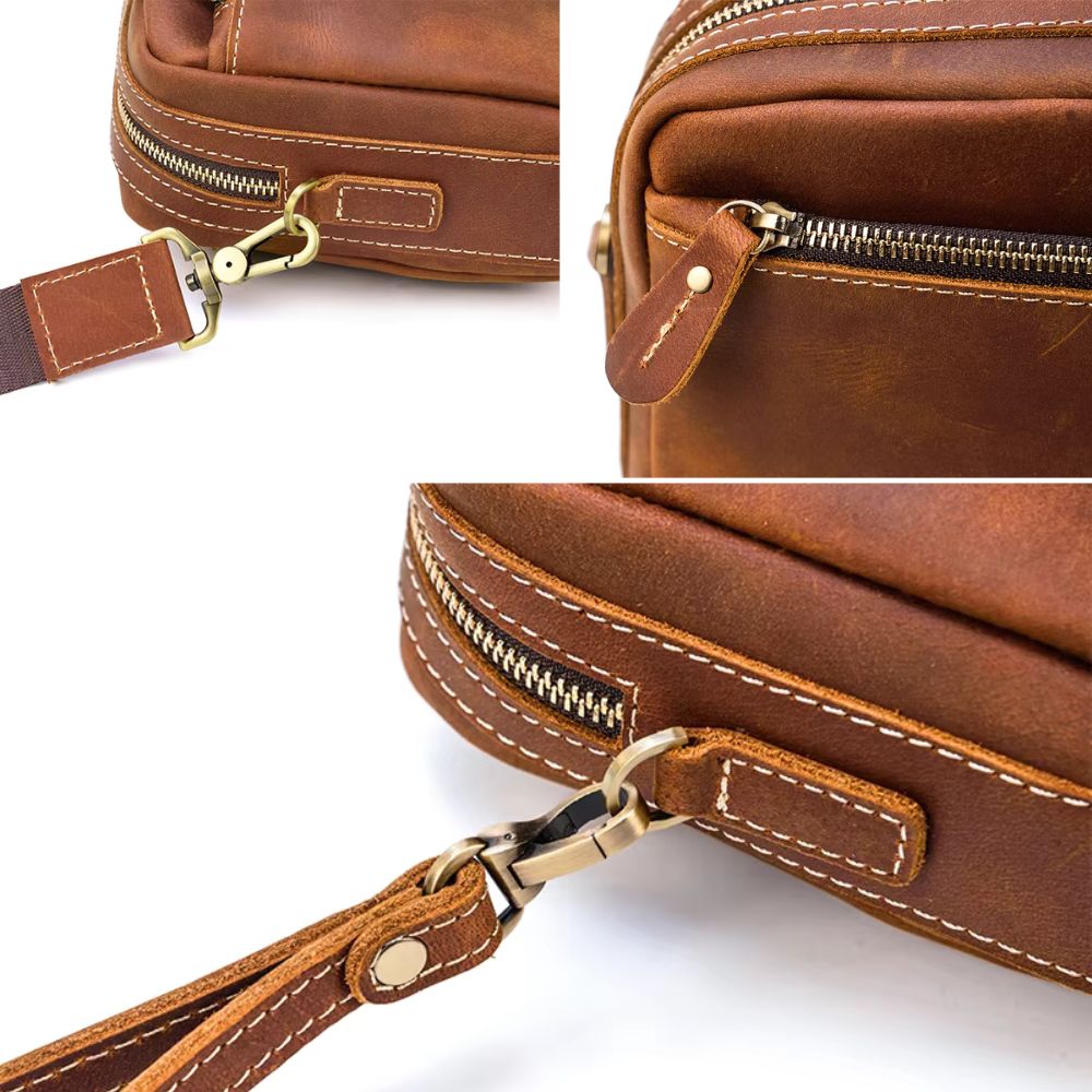 Pochette de Voyage <br> en Cuir pour Homme