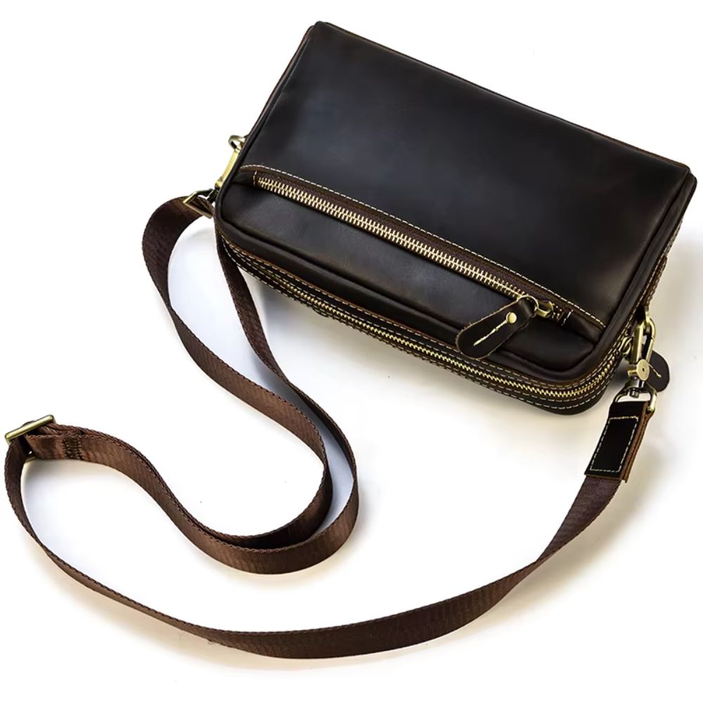 Pochette de Voyage <br> en Cuir pour Homme