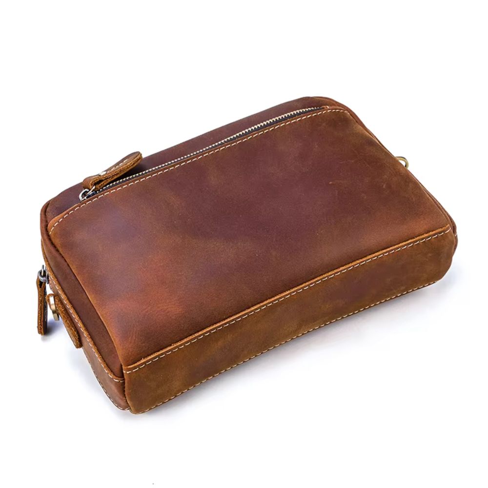 Pochette de Voyage <br> en Cuir pour Homme