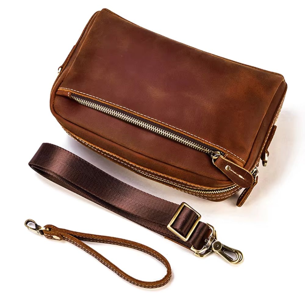 Pochette de Voyage <br> en Cuir pour Homme