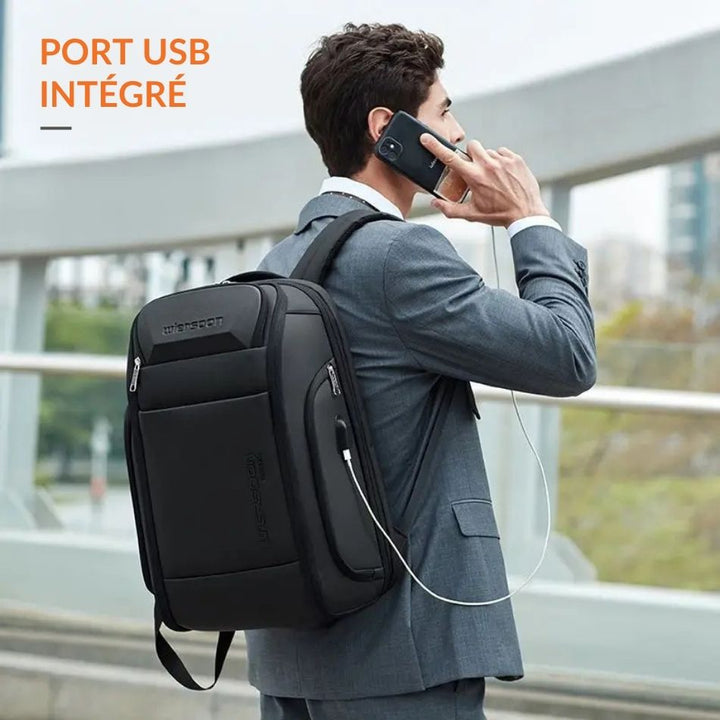 Sac à dos pour voyage d'affaires avec port usb intégré