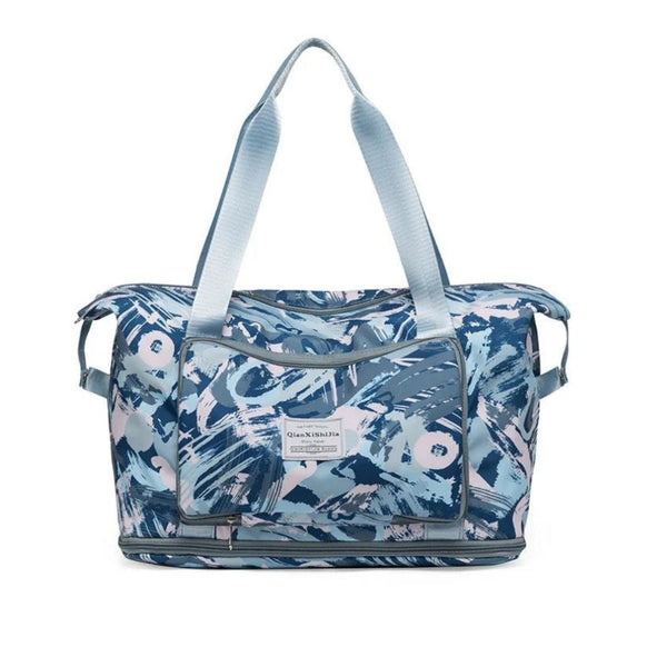 Sac de Voyage Adaptable sur Valise Bleu