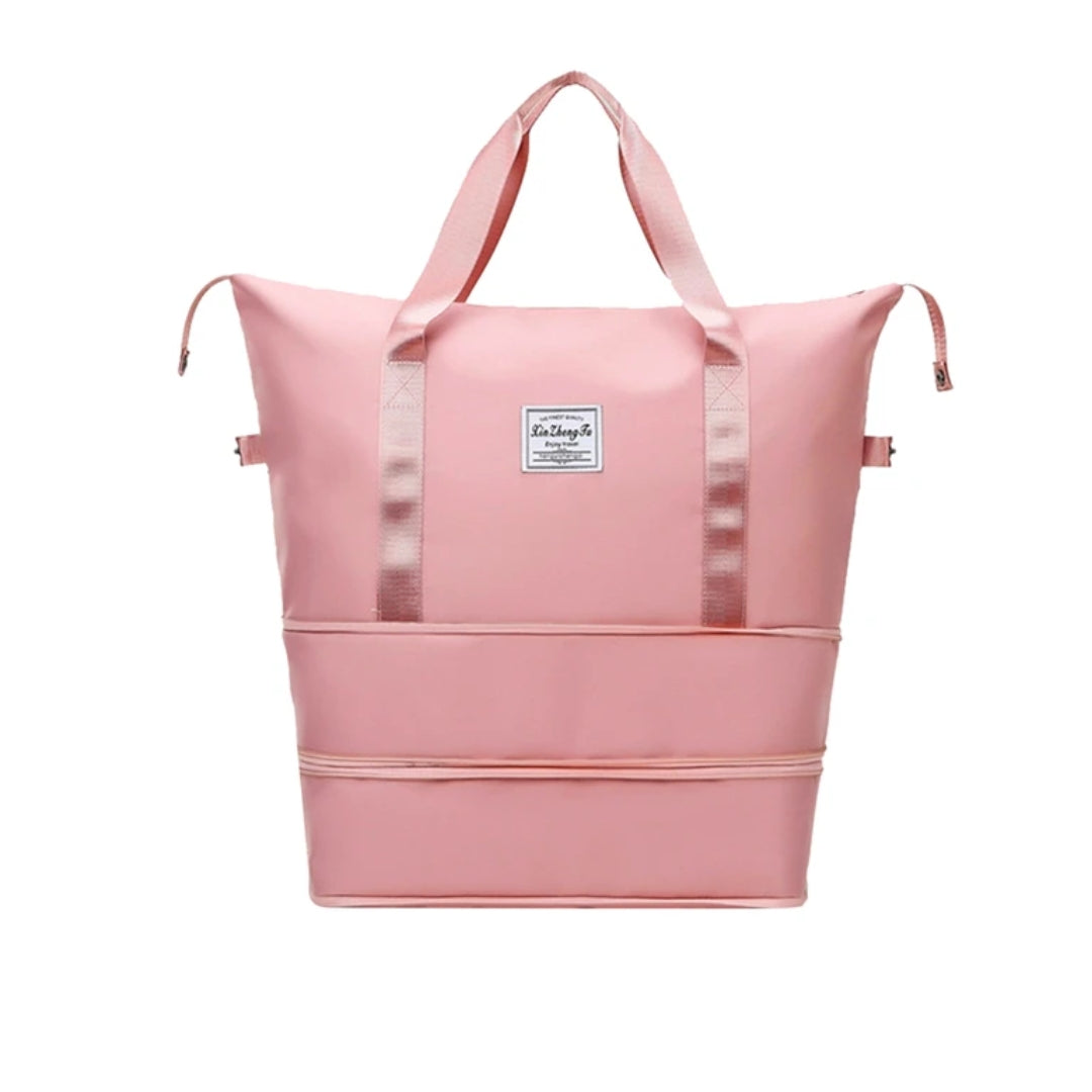 Sac de Voyage Extensible Rose