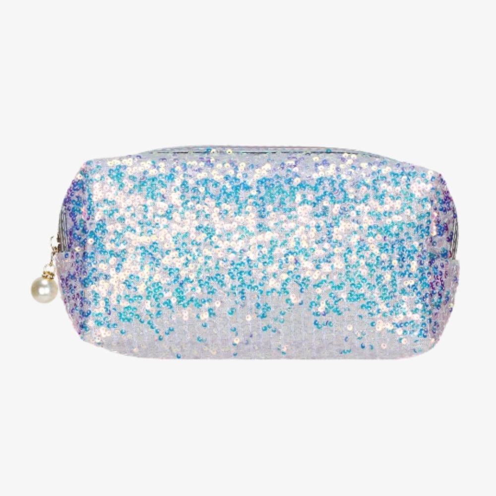 Trousse de toilette Ado Fille - Glitter Bleu / Blanc