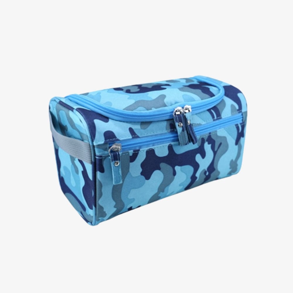 Trousse de toilette Camouflage Bleu