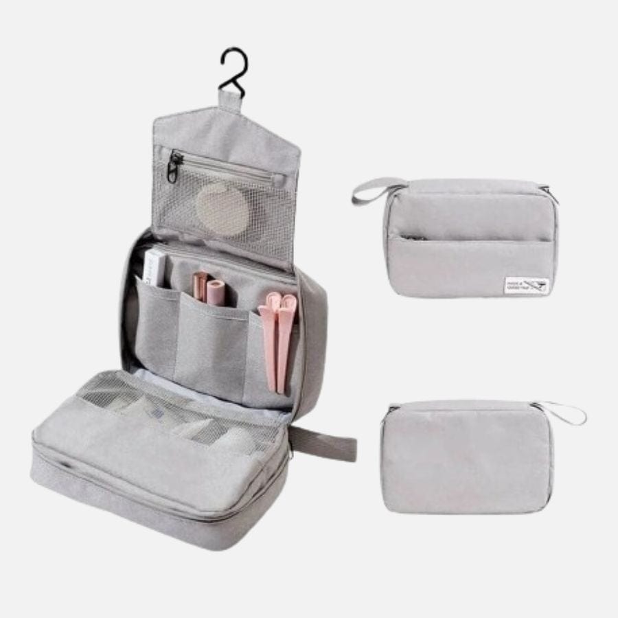 Trousse de toilette Dépliante Gris