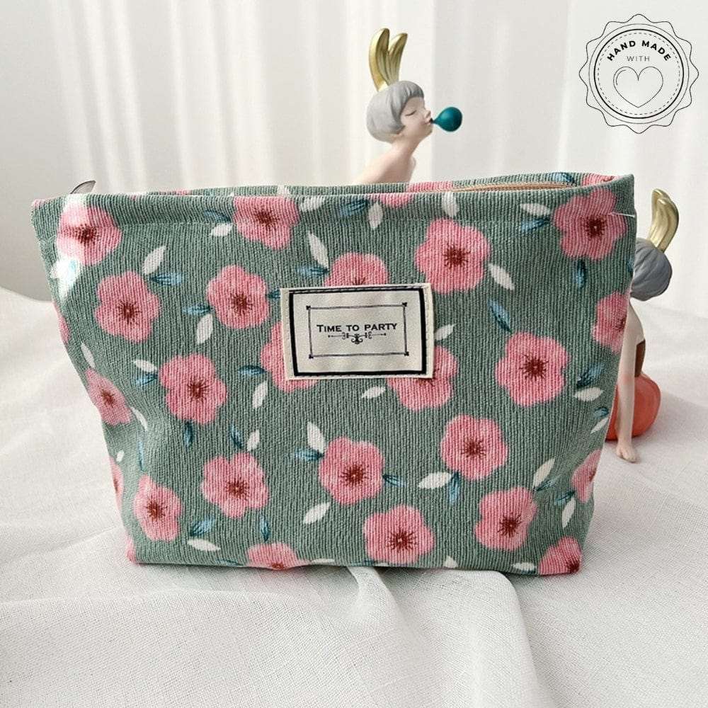 Trousse de toilette Femme Fleurie Vert