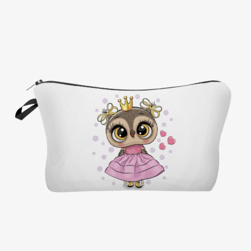 Trousse de toilette Fille - Princesse Hibou Blanc