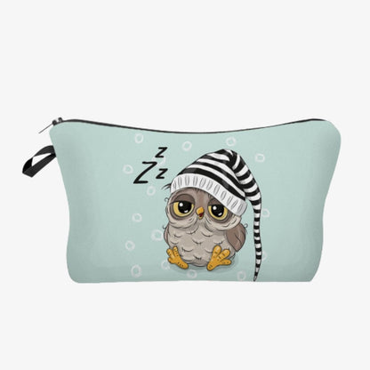 Trousse de toilette Hibou Bleu