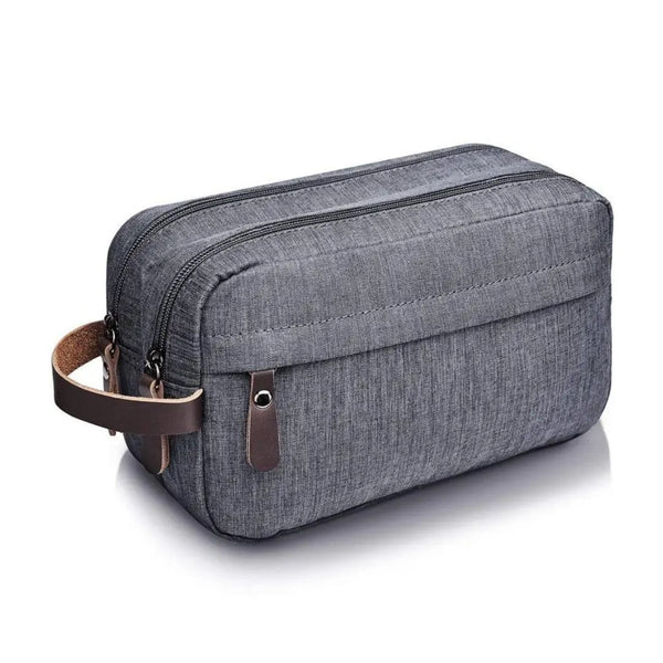 Trousse de toilette Homme 2 Compartiments Gris foncé