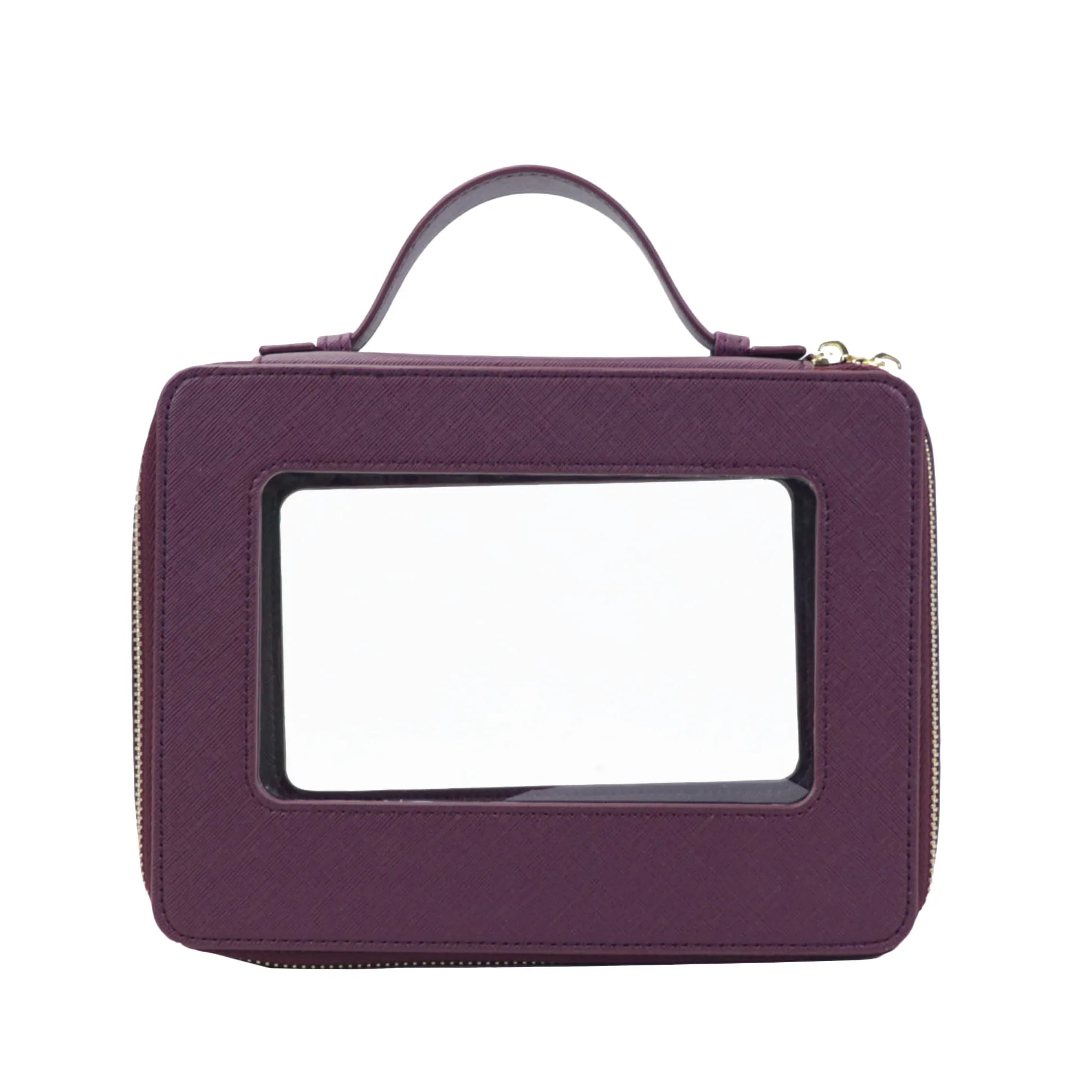 Trousse de toilette - Maquillage Pochette Zippée Transparente violet / 21X6X16CM