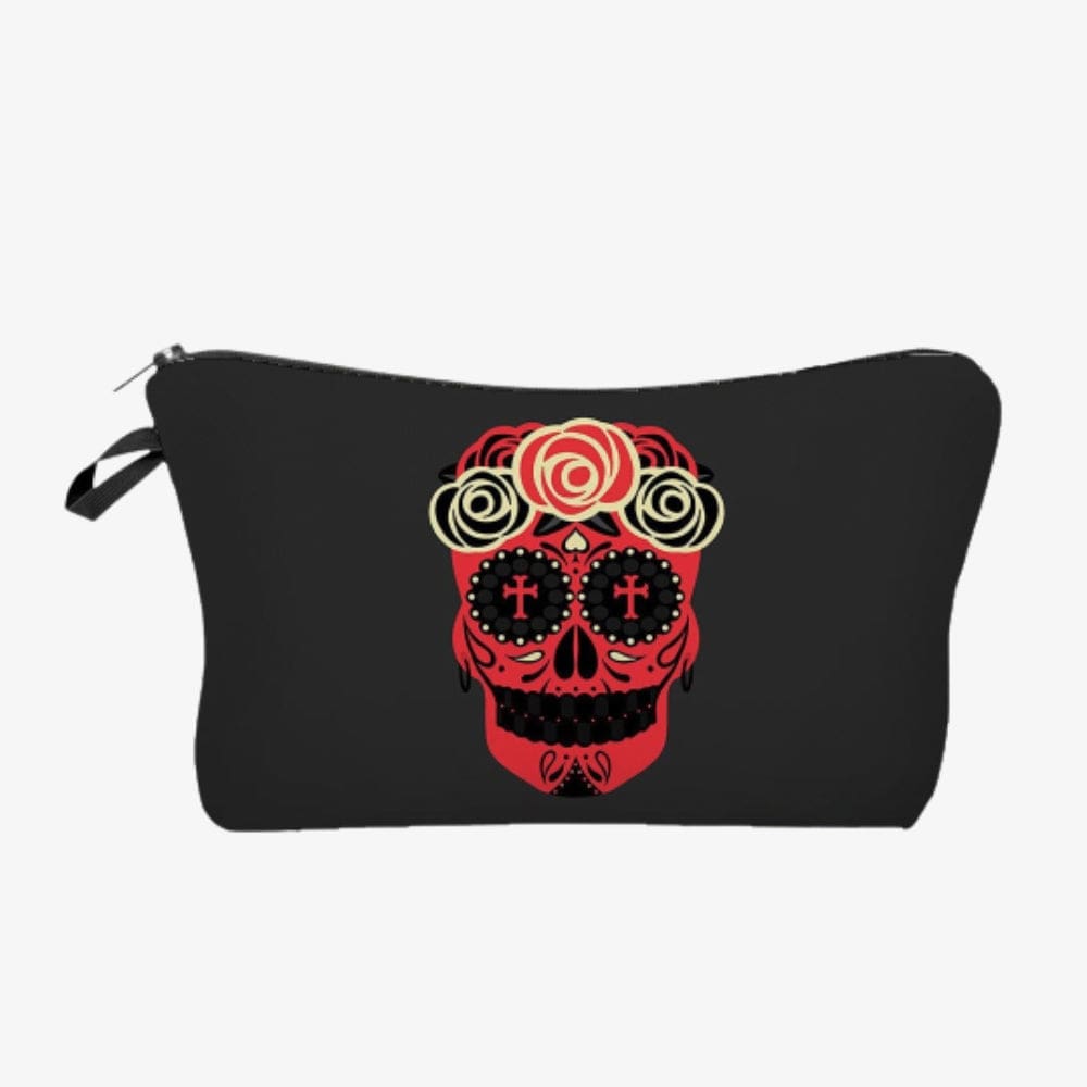 Trousse de toilette Tête de mort - Calaveras Noir