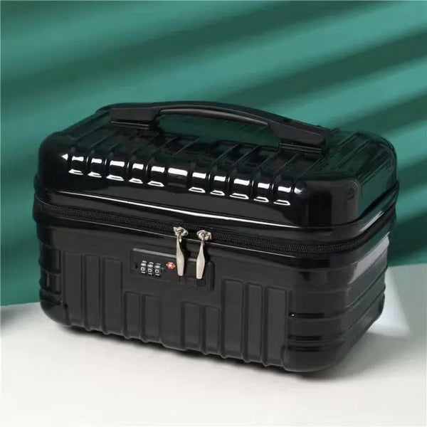 Vanity Case Rigide avec Code Noir / 32.5 × 20.5 × 20 cm